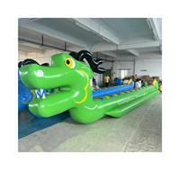 Jeu de sport nautique jouet remorquable bateau dragon gonflable bateau banane d'eau à vendre