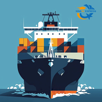 Expédition porte-à-porte FBA LCL+Express, transitaire maritime Chine-USA, logistique de fret avec assistance 24/7 et assurance