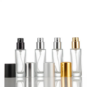 Empty <b>10ml</b> 15ml 20ml Cylindrical Cosmetic Packaging <b>Bottle</b> Transparent Curled Neck Glass Perfume <b>Bottle</b> - Product Image 3