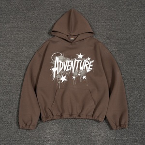 Haute Qualité Sublimation Surdimensionné Broderie Sans Fil Impression À Capuche Personnalisé <span class=keywords><strong>Lourd</strong></span> Épais Polaire Vêtements Boxy Cropped Hoodies - Product Image 2