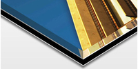 1220*2440Mm 3*0,21mm letrero publicitario ACP/ACM Panel compuesto de aluminio para publicidad de tiendas