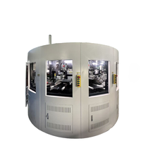 Máquina de Serigrafía Inteligente Programable de Alta Velocidad con Servomotor Completo de 6 Estaciones y 1-9 Puestos de Trabajo Personalizable AS-P1-SPM-TB3