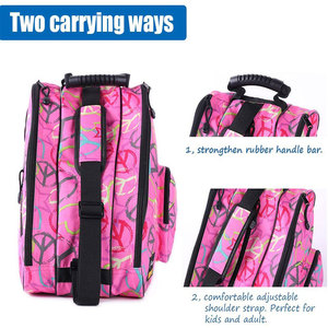 <span class=keywords><strong>Bolsa</strong></span> de almacenamiento de zapatos de patinaje <span class=keywords><strong>para</strong></span> niños con logotipo personalizado grande CE de fábrica, <span class=keywords><strong>bolsa</strong></span> de patín de ruedas <span class=keywords><strong>para</strong></span> adultos con correa de hombro ajustable en línea - Product Image 3