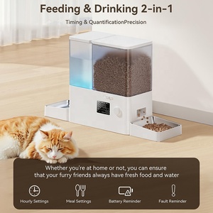Automatic Smart Pet Feeder 2 in 1 WiFi App Control <strong>Timed</strong> <strong>Cat</strong> Dog <strong>Food</strong> Water <strong>Dispenser</strong> 5L+3.5L Large Capacity Factory Wholesale - Product Image 2