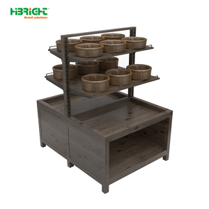 ชั้นวางขนมไม้ยอดนิยม Highbright สำหรับซูเปอร์มาร์เก็ตและร้านค้าปลีก - Product Image 2