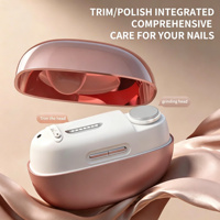 Lime à ongles électrique sans fil rechargeable améliorée, fonctionnement à un clic, outil de manucure pour les voyages et la maison