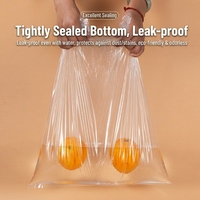 Sac plat en PE écologique, transparent, à propriétés physiques stables, pour l'emballage de jouets et de fournitures de bureau