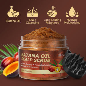 Exfoliante para el cuero cabelludo con sal marina, biotina, cebolla y batana para una limpieza profunda y suave. - Product Image 3