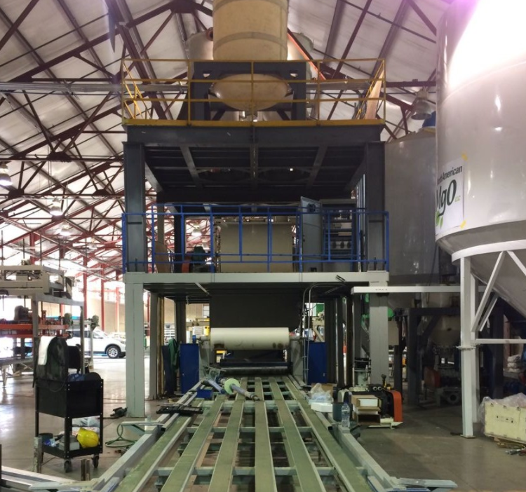 glass fibre mesh cement sheet production machine