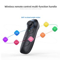 Lunettes VR avec télécommande, lecteur vidéo, téléprompteur, poignée Bluetooth sans fil pour téléphone Android et navigation d'e-book