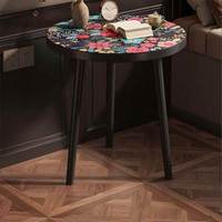 Table basse et table d'appoint modernes en bois massif pour petits espaces, salon, chambre, bureau à domicile, meubles