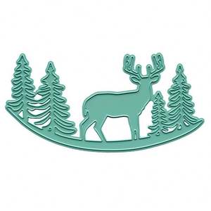 قوالب خشبية على شكل زهرة الفاوانيا لصنع البطاقات والديكور، قوالب معدنية وخشبية للزينة - Product Image 2