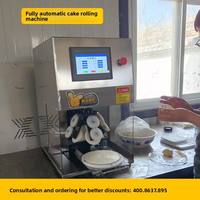 Machine commerciale entièrement automatique motorisée pour la fabrication de tortillas, épaisseur et diamètre réglables, capacité de 10 pièces/minute