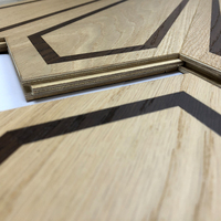 Matériaux de construction Plancher stratifié composite en bois dur Parquet multicouche en chêne massif en bois massif Carreaux de marbre
