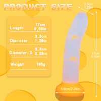 Pénis d'homme réaliste en silicone sûr, gode de 8 pouces phosphorescent avec ventouse forte, jouets sexuels pour adultes pour couples d'hommes et de femmes