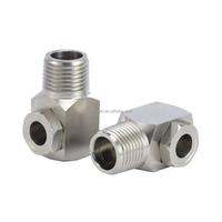 Buse tangentielle Huajue en acier inoxydable de type standard 1/8 pouce, angle de pulvérisation de 51 à 114 degrés, buse à cône creux pour revêtement