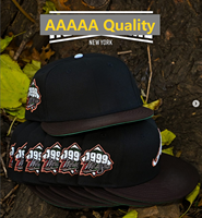 Gorras de Béisbol Personalizadas al por Mayor, Gorras Era Bordadas Originales Vintage, Gorras de Béisbol con Visera Plana, Gorras Snapback de Hip Hop