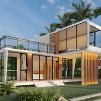 Maison préfabriquée de luxe sur mesure, directement de l'usine, pour complexe hôtelier, camping, mini-maison, maison préfabriquée, hôtel capsule spatiale extérieur, à vendre
