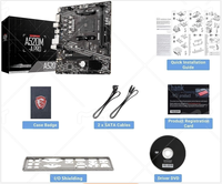 Carte mère de jeu A520M-A PRO (Ryzen 5000, AM4, DDR4, PCIe 3.0, SATA 6Gb/s, M.2, USB 3.2 Gen 1, DVI, Micro-ATX)