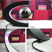 Flottant Magnétique Lévitation Globe LED Carte Du Monde Électronique Antigravité Lampe Nouveauté Boule Lumière Décoration De La Maison Cadeaux D'anniversaire