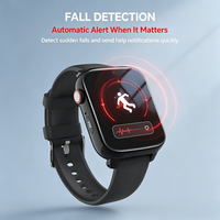 Montre connectée GPS GS20 avec écran AMOLED carré, appels vidéo, suivi de la fréquence cardiaque, de l'oxygène sanguin, de la température corporelle et moniteur de bien-être