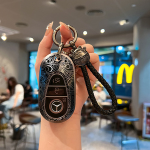 ฝาครอบเคสกุญแจรถยนต์ TPU สำหรับอุปกรณ์เสริม Mercedes Benz: <span class=keywords><strong>พวง</strong></span><span class=keywords><strong>กุญแจ</strong></span>รถยนต์สำหรับตกแต่ง - Product Image 2