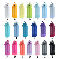 Logo personnalisé 12oz 18 oz 32 oz Camping en plein air 304 en acier inoxydable isolé sous vide gobelet bouteille d'eau chaude et froide à double usage