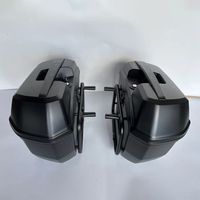 Racepro universel noir moto 23L valises latérales sacoches côté queue boîte supérieure boîte à bagages pour réservoir BWS en vente