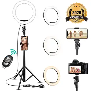 Gadgets innovants 10 pouces LED Ring Light Selfie Makeup Youtube Ring Light Stand Tripod Vlog Kit