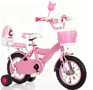 2021 nuevo estilo niños bicicleta horquilla de acero barato 12 14 20 pulgadas Sepeda Anak para niños 3-8 10 11 12 años para niñas asiento trasero - Product Image 6