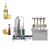 Machine de remplissage de boissons gazeuses et d'eau pétillante pour canettes métalliques à anneau de tirage, machine de remplissage de liquides mélangés