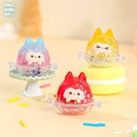 Série de figurines surprise Rabbit Kiki Sweetheart Candy Pop, figurines miniatures en résine Rabbit Kiki, artisanat DIY pour la décoration de la maison