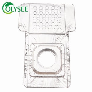 Feuille d'aluminium pour cuisine cuisinière à <span class=keywords><strong>gaz</strong></span> bavoir doublure poêle garde huile déflecteur <span class=keywords><strong>plaque</strong></span> - Product Image 4