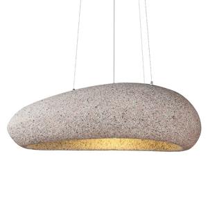 Nordic Creative Wabi-Sabi Style Micro-Cement Restaurant Chandelier Original Living Room Pendant Light for Grand Villa <b>Lighting</b> - Product Image 3