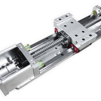 Module de table coulissante linéaire carrée KR60F avec servomoteur, table de travail à portique, mouvement de précision électrique à vis à billes transversale