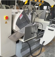 Sierra de Corte Automática CNC 550 de Doble Cabezal para Perfiles de Aluminio de Puertas y Ventanas