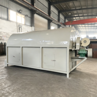 Séchoir Rotatif Électrique Industriel, Capacité de Traitement de 1 Tonne par Heure, pour Noix, Céréales, Haricots, Riz et Maïs