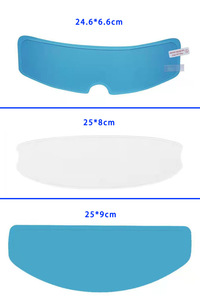 Evrensel tip kask anti-sis yama motosiklet tam kask yağmur geçirmez film elektrikli araç kask lens filmi ile yüksek kalite - Product Image 6