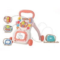 Jouets pour bébés Baohan, jouet marcheur, jouets d'activités pour bébés, usine avec tableau magnétique, musique pour l'apprentissage, poussettes, marcheurs