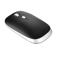 Souris optique USB Rechargeable de haute qualité, moule privé, souris d'ordinateur sans fil mince 1600 DPI pour bureau