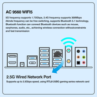 ERYING Z690 DDR5 Wi-Fi 5 AC9560 ATX Motherboard ARGB LGA 1700 Sockel für 14./13./12. Gen CPU M.2 PCIEX16 4.0 Vier Neue Desktop-Modelle