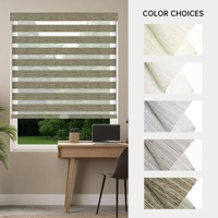 Persianas Enrollables Zebra Aislantes de Poliéster para Ventanas Integradas Personalizadas Allbright