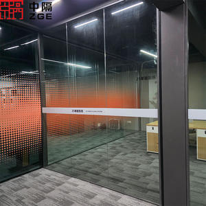 Panneaux acoustiques modernes à double vitrage transparent avec cadre structurel en aluminium pour la planification des espaces <span class=keywords><strong>de</strong></span> <span class=keywords><strong>travail</strong></span> et les cloisons <span class=keywords><strong>de</strong></span> bureau - Product Image 2