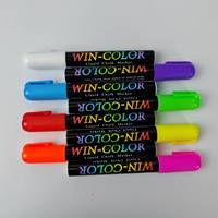 8 pièces/ensemble de marqueurs à base d'eau de qualité 8 couleurs marqueur à craie liquide de couleur vive pour tableau noir qualité stable