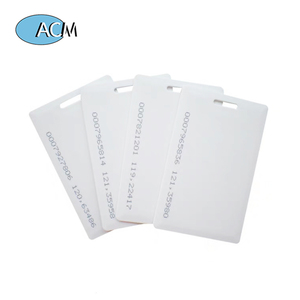 Chất lượng cao 125Khz tk4100 có thể ghi gần 1.8 mét độ Dày Trắng nhựa PVC RFID thẻ chip - Product Image 2