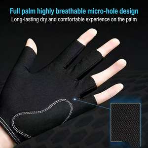 Guanti da Biliardo di Alta Qualità in Cotone e Spandex, Design a 5 Dita, per Uomo e Donna, Uso Sportivo Portatile per Biliardo/Carambola - Product Image 5