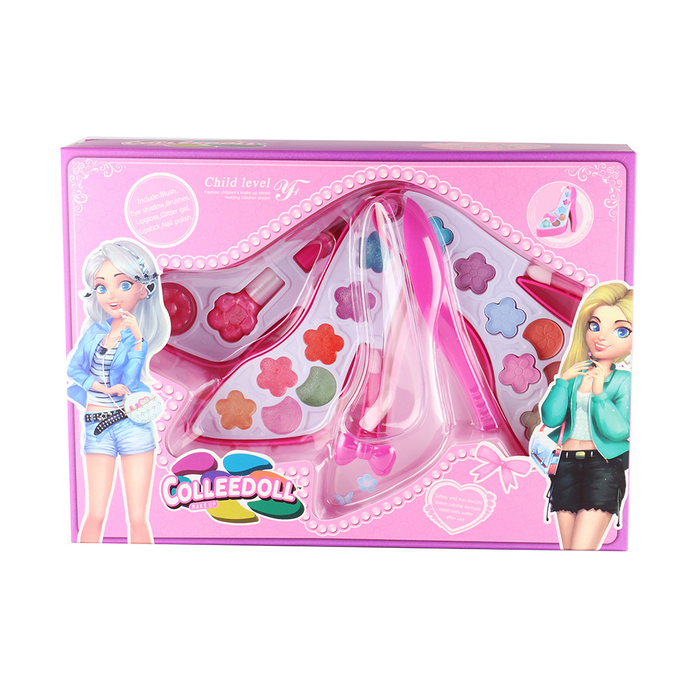Лидер продаж 2020, привлекательный детский нетоксичный набор для макияжа на водной основе для детей