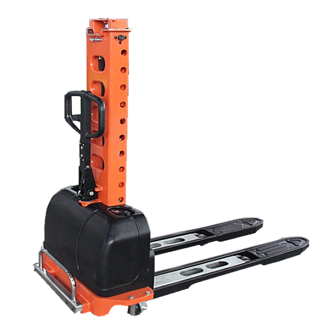 Semi Electric / Full-electric Self-lifting Electric Stacker300kg/ 500kg/700kg/1000kg/1300kg/1500kg Self Load Stacker Mini Stack