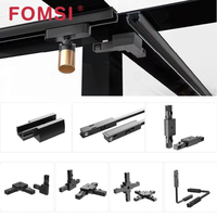 FOMSI Système d'éclairage sur rail LED magnétique antiéblouissant 8mm mince 2W Mini éclairage sur rail Spot LED magnétique en aluminium