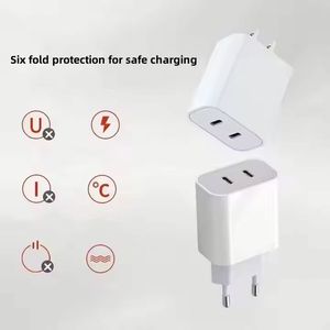 Dual Type <b>C</b> Wall Charger 40W PD QC3.0 Fast <b>Charging</b> <b>USB</b> <b>C</b> Mobile Phone Wall Adapter - Product Image 4